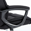 Кресло BRABIX PREMIUM "Adagio EX-551", ткань, пятилучие металл, черное, 532938
