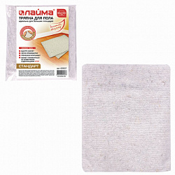 Тряпка для мытья пола 80х100 см, плотность 190 г/м2, светлое ХПП, 100% хлопок, "Стандарт" LAIMA, 600837