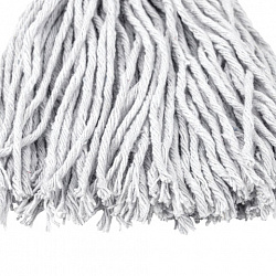 Насадка МОП веревочная для швабры, крепление еврорезьба, хлопок, длина 31 см, 220 г, LAIMA, 603789