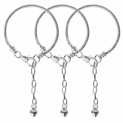 Набор для создания бижутерии и украшений 66 элементов Ассорти в пластиковом боксе, бусины, шармы, BRAUBERG KIDS, 665296