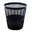 Корзина для бумаг STAFF "Basic" ЭКОНОМ, сетчатая, 9 л, черная, 238254