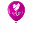 Шары воздушные 30 см с рисунком "Для мамы", КОМПЛЕКТ 10 штук, ассорти, BRAUBERG, 591895