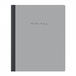 Тетрадь А5 96 л. BRAUBERG, на сшивке с корешком, клетка, обложка картон, "Minimal", 405287