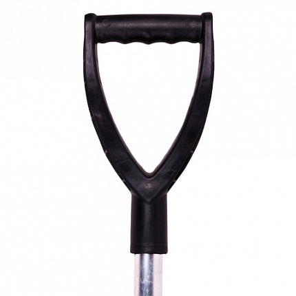 Лопата снеговая 54х37 см, пластиковая, алюминиевый черенок с V-ручкой 130 см, армирующая алюминиевая планка, № 13, №13