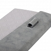Ежедневник недатированный А5 145х215 мм, BRAUBERG "Stitch", под кожу, магнит, 160 л., серый, 116591