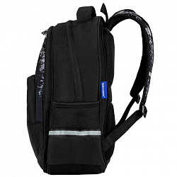 Рюкзак BRAUBERG SOFT, 2 отделения, 3 кармана, "Не бойся", СВЕТЯЩИЙСЯ, 40х31х15 см, 271364