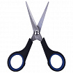 Ножницы BRAUBERG "Soft Grip", 140 мм, черно-синие, резиновые вставки, 3-сторонняя заточка, 230760