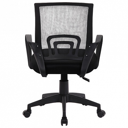 Кресло CROMEX (КРОМЕКС) "Top CH-695", с подлокотниками, сетка/ткань TW, черное, 533065