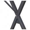 Стол на металлокаркасе BRABIX "LOFT CD-007", 800х500х840 мм, органайзер, комбинированный, 641227