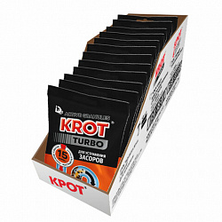 Средство для прочистки канализационных труб в гранулах 90 г КРОТ "Turbo", 4000028