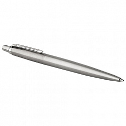 Ручка гелевая PARKER "Jotter Stainless Steel CT", корпус серебристый, детали из нержавеющей стали, черная, 2020646