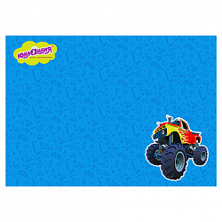 Настольное покрытие ЮНЛАНДИЯ для труда и творческих занятий, ПВХ, "БИГФУТ", 50х70 см, 662458