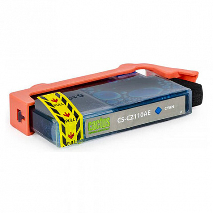 Картридж струйный CACTUS (CS-CZ110AE) для HP Deskjet I3525/5525/4515/4525, голубой