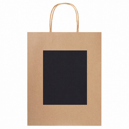 Пакет подарочный (1 штука) 26x13x32 см, скретч-слой + стилус, "Kraft Mix", ассорти, ЗОЛОТАЯ СКАЗКА, 591972