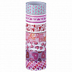 Клейкие WASHI-ленты для декора "СЕРДЦА", 15 мм х 3 м, 7 цветов, рисовая бумага, ОСТРОВ СОКРОВИЩ, 661708