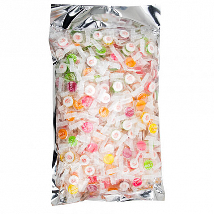 Карамель леденцовая SUNNY CANDY, микс вкусов с аскорбинкой, в индивидуальной упаковке, 1000 г
