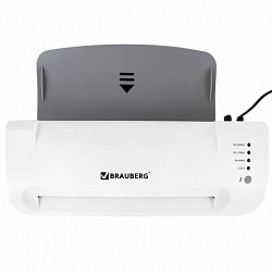 Ламинатор BRAUBERG SILVER MAX A4, толщина пленки 60-200 мкм, скорость 32 см/мин., 532624