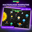 Настольное покрытие BRAUBERG KIDS, А3+, пластик, 46x33 см, "Открытый космос", 271731