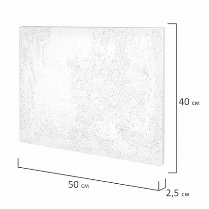 Картина по номерам 40х50 см, ОСТРОВ СОКРОВИЩ "Букет с гладиолусами", на подрамнике, акрил, кисти, 663275