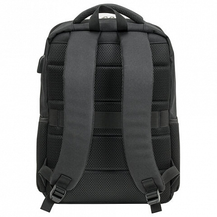 Рюкзак BRAUBERG FUNCTIONAL с отделением для ноутбука, USB-порт, багажная лента, "Firm", 43x30x15 см, 272576
