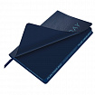 Ежедневник датированный 2027 А5 138х213 мм BRAUBERG Vive, под кожу, запечатанный срез, синий/голубой, 117873