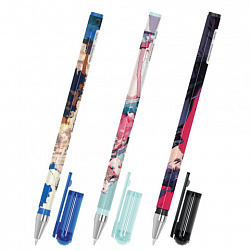 Ручка шариковая с принтом FUNSTER (ФАНСТЕР) STICK "ANIME", СИНЯЯ, SOFT TOUCH покрытие, узел 0,7 мм, линия 0,35 мм, 144392