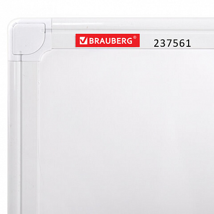 Доска магнитно-маркерная 60х90 см, ПВХ-рамка, BRAUBERG "Standard", 237561