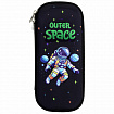 Пенал ЮНЛАНДИЯ, 1 отделение, карман, полиэстер/EVA, 22х10х5 см, "Outer space", 273192
