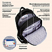 Рюкзак BRAUBERG SOFT, 2 отделения, 3 кармана, "Кот с характером", СВЕТЯЩИЙСЯ, 40х31х15 см, 274401