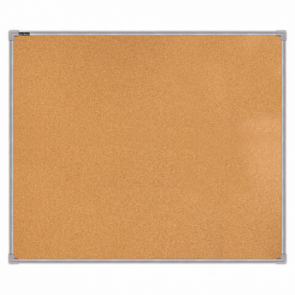 Доска пробковая для объявлений 100х120 см, металлическая рамка, BOARDSYS, П*120