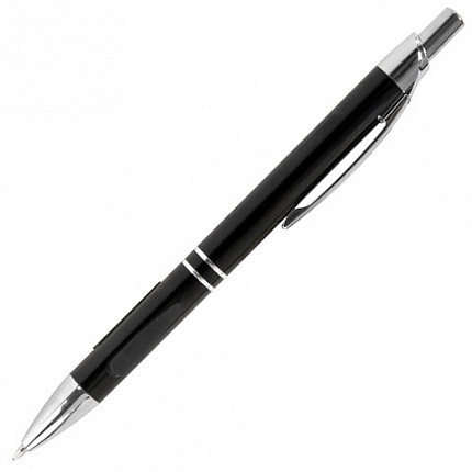 Ручка подарочная шариковая BRAUBERG "Minister", корпус ассорти, резиновые вставки, узел 1 мм, линия письма 0,7 мм, синяя, 141437