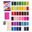 Глина полимерная запекаемая, НАБОР 42 цвета по 20 г, с аксессуарами, в гофрокоробе, BRAUBERG, 271160