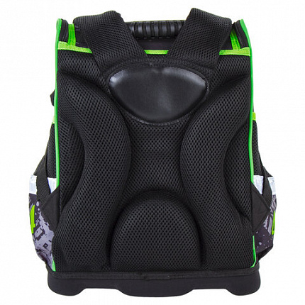 Ранец ЮНЛАНДИЯ WISE, 1 отделение, 3 кармана, устойчивое дно, "Offroad", 37х29х15 см, 228814