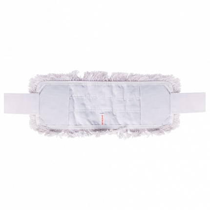 Насадка МОП плоская для швабры/держателя 40 см, уши/карманы (ТИП У/К), хлопок, LAIMA, 603121