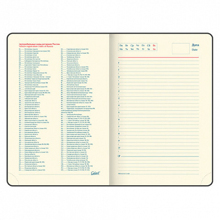 Ежедневник недатированный А5 (148х218 мм) GALANT "Magnetic", кожзам, магнитный клапан, 160 л., черный, 126272