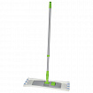 Швабра с флаундером 40 см, телескопический черенок 70-120 см, еврорезьба, МОП микрофибра/абразив (тип К), ЛЮБАША, 605029