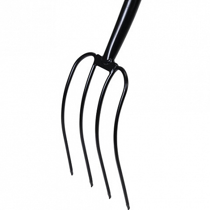 Вилы садовые цельнометаллические 22х30 см, ОБЩАЯ ДЛИНА 150 см, черенок сталь, RABBITEX (РАББИТЕКС) "LONG HANDLE", 700489