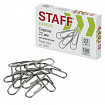 Скрепки STAFF "EVERYDAY", 22 мм, металлические, 100 шт., в картонной коробке, Россия, 220302