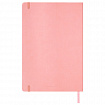 Скетчбук, слоновая кость 140 г/м2 210х297 мм, 80 л., КОЖЗАМ, резинка, BRAUBERG ART CLASSIC, пастель розовый, 116882