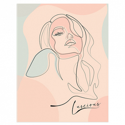 Тетрадь на кольцах А5 (165х215 мм), 120 листов, твердый картон, клетка, BRAUBERG, Девушка, 404076