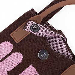 Сумочка-органайзер повседневная HEIKKI KNIT (ХЕЙКИ) кросс боди, вязаная, 17х12х5 см, "Rabbit", 273790