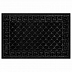Коврик придверный 60х90 см, ЧЕРНЫЙ, грязезащитный, 430 г/м2, фактурный рисунок ЧЕШУЙКИ, ЛЮБАША, 701060