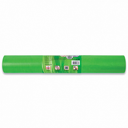 Мешки для раздельного сбора мусора 120 л зеленые в рулоне 10 шт., ПВД 38 мкм, 70х108 см, LAIMA, 606708, 3873