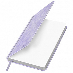 Ежедневник датированный 2026 А5 138х213 мм, BRAUBERG "Ice", под кожу, сиреневый, 117392