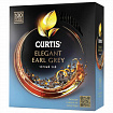Чай CURTIS "Elegant Earl Grey" черный с бергамотом и цедрой цитрусовых, 100 пакетиков в конвертах по 1,7 г, 101015