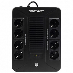 Источник бесперебойного питания SMARTWATT UPS SAFE PRO 850, 850 ВА (510 Вт), 8 розеток, 3703020270005