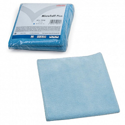Салфетка VILEDA PROFESSIONAL "МикроТаффПлюс", КОМПЛЕКТ 5 шт., микрофибра, голубые, 38х38 см, 340 г/м2, 174192
