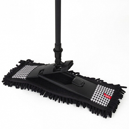 Швабра КОМПЛЕКТ черенок 85-140 см + флаундер + насадка МОП (608414) ТИП К, YORK "Pepita", 81302