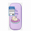 Пенал BRAUBERG, 1 отделение, 1 откидная планка, EVA, 22х10х5 см, "Capybara", 272335