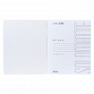 Тетрадь А5, 96 л., HATBER, скоба, клетка, Soft-touch ламинация, СОЛО "Сапфир", 092748, 96Т5лВ1